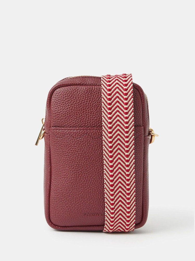 Accessorize Red Slip Pocket Phone Bag - Image 1 of 2