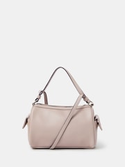 Accessorize Brown Faux Leather Cross-Body Bag - Image 1 of 3