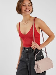 Accessorize Brown Faux Leather Cross-Body Bag - Image 3 of 3
