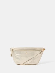Accessorize Gold Leather Sling Cross-Body Bag - Image 1 of 5