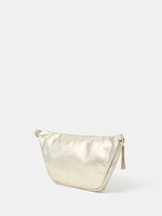 Accessorize Gold Leather Sling Cross-Body Bag - Image 3 of 5