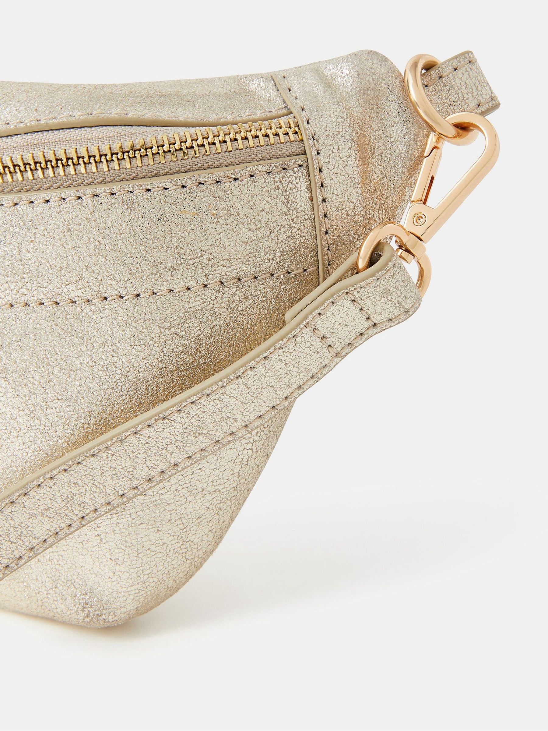 Buy Accessorize Gold Leather Sling Cross-Body Bag from Next South