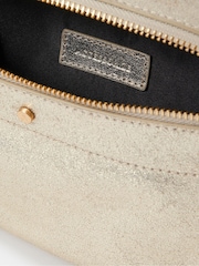 Accessorize Gold Leather Sling Cross-Body Bag - Image 5 of 5
