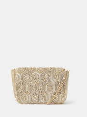 Accessorize Embellished Fold Over Clutch Bag - Imagen 1 de 2