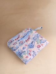 Cath Kidston Blue London Town Foldaway Backpack - Image 2 of 4