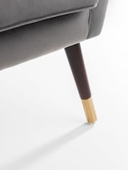 Julian Bowen Grey Elliot Arm Chair - Image 5 of 5