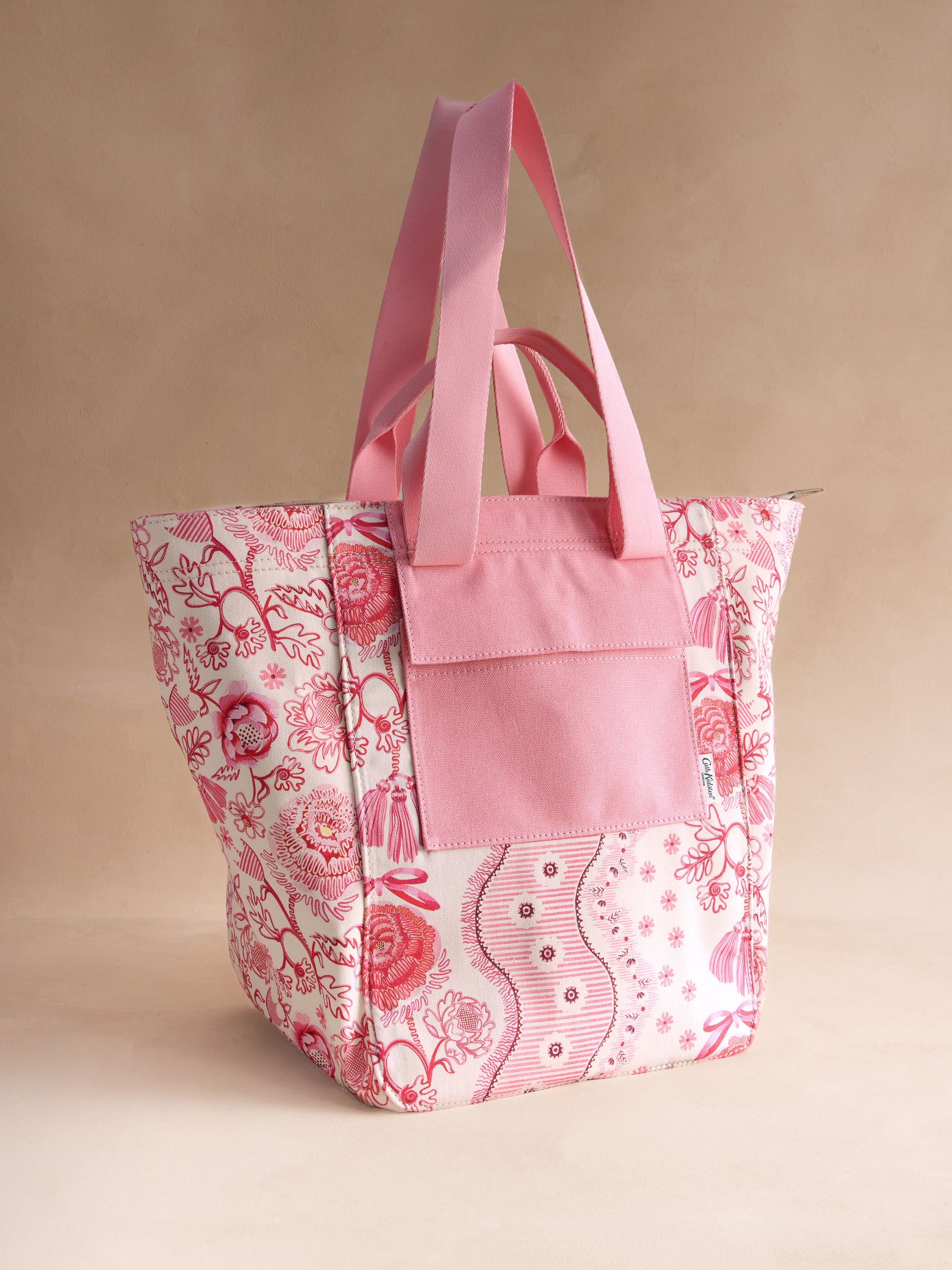 Buy Cath Kidston Pink Rose Spitalfield Large Market Tote Bag from