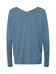Cream Blue CRDela Long Sleeve V-Neck Jumper - Image 6 of 6