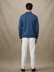 Hackett Blue Heritage Logo Crew Neck Sweater - Image 5 of 6