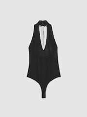 Reiss Birdy Atelier Stitch-Detail Halter Bodysuit - Imagen 2 de 7