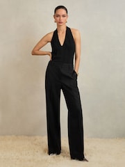 Reiss Birdy Atelier Stitch-Detail Halter Bodysuit - Imagen 4 de 7