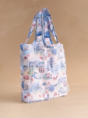 Cath Kidston Blue London Print Mini Foldaway Shopper - Image 1 of 3