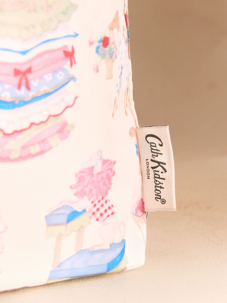 Cath Kidston Pink Dogs Print Mini Foldaway Shopper Bag - Image 2 of 3