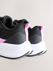 Negru - Ghete sport cu scai și șireturi elastice - Imaginea 3 din 5