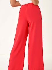 Roman Red Petite Elastic Waist Woven Trousers - Image 3 of 5