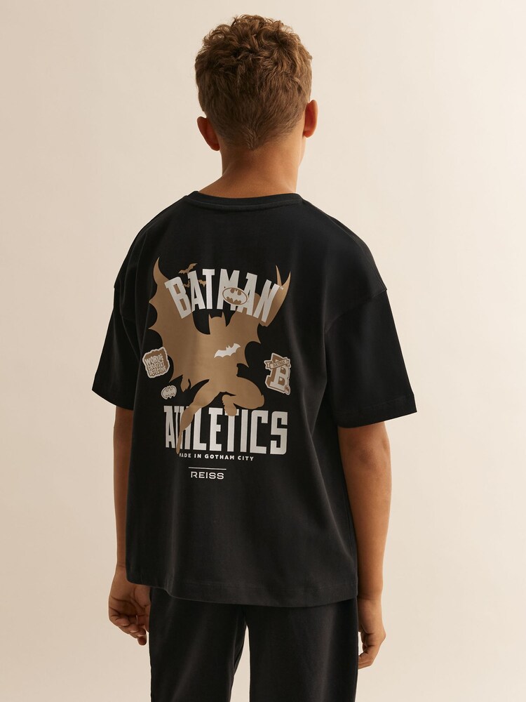 Reiss Black Robinson T-Shirt - Image 1 of 5