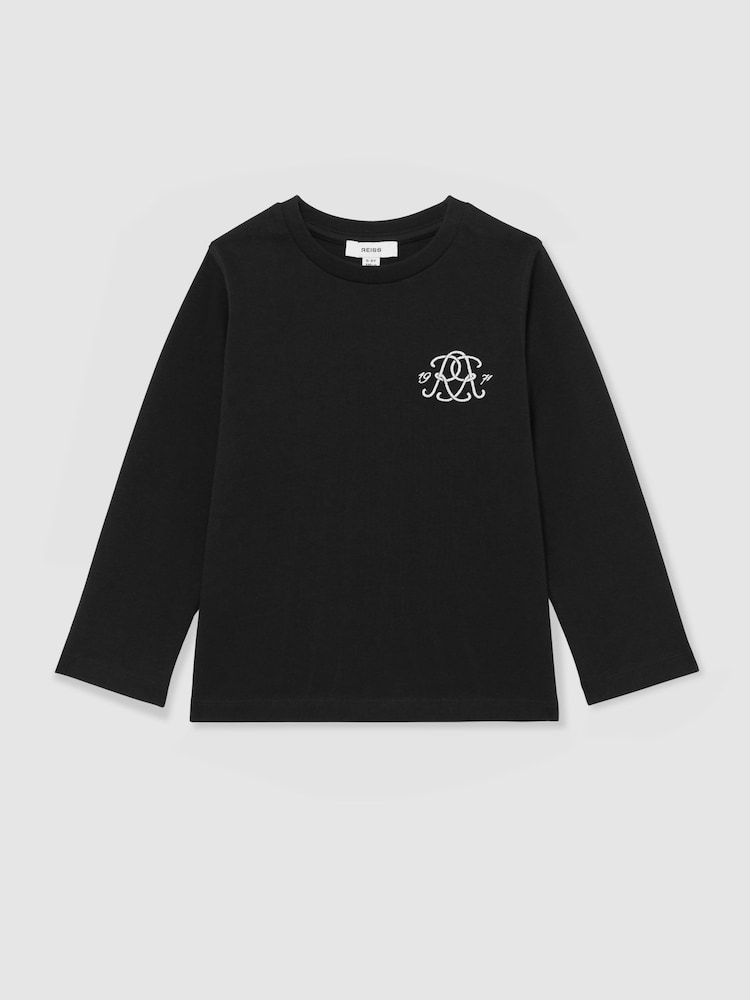 Reiss Black Stefan T-Shirt - Image 1 of 5 Reiss Black Stefan T-Shirt - Image 1 of 5