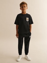 Reiss Black Robinson T-Shirt - Image 4 of 5