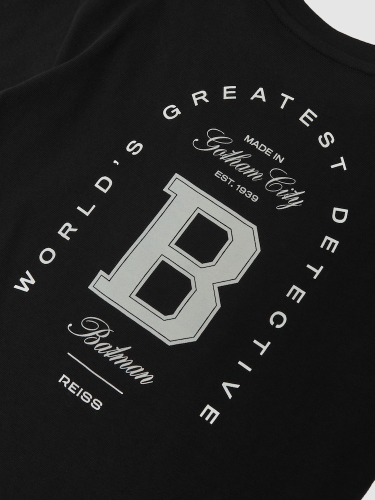 Reiss Black Langstrom T-Shirt - Image 4 of 4 Reiss Black Langstrom T-Shirt - Image 4 of 4