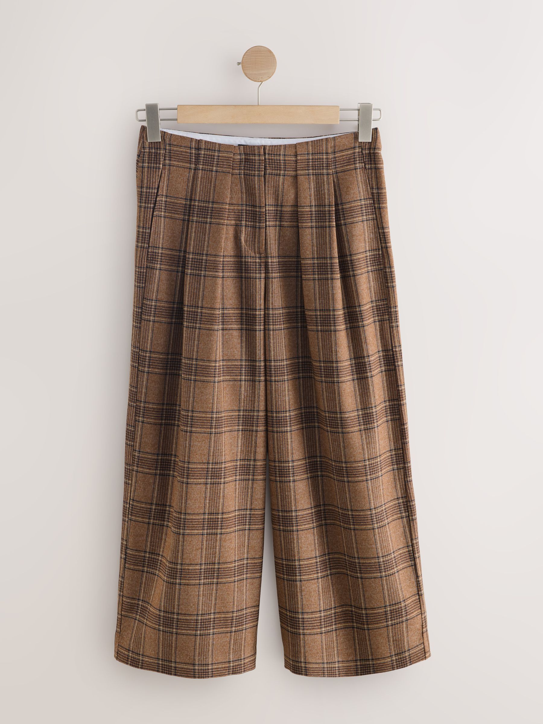 Buy Brown Check Smart Culottes from the Next UK online shop