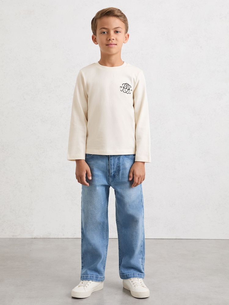 Reiss Off White Stefan T-Shirt - Image 1 of 5 Reiss Off White Stefan T-Shirt - Image 1 of 5