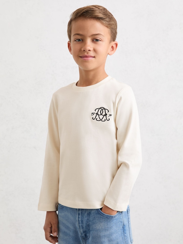 Reiss Off White Stefan T-Shirt - Image 1 of 5 Reiss Off White Stefan T-Shirt - Image 1 of 5