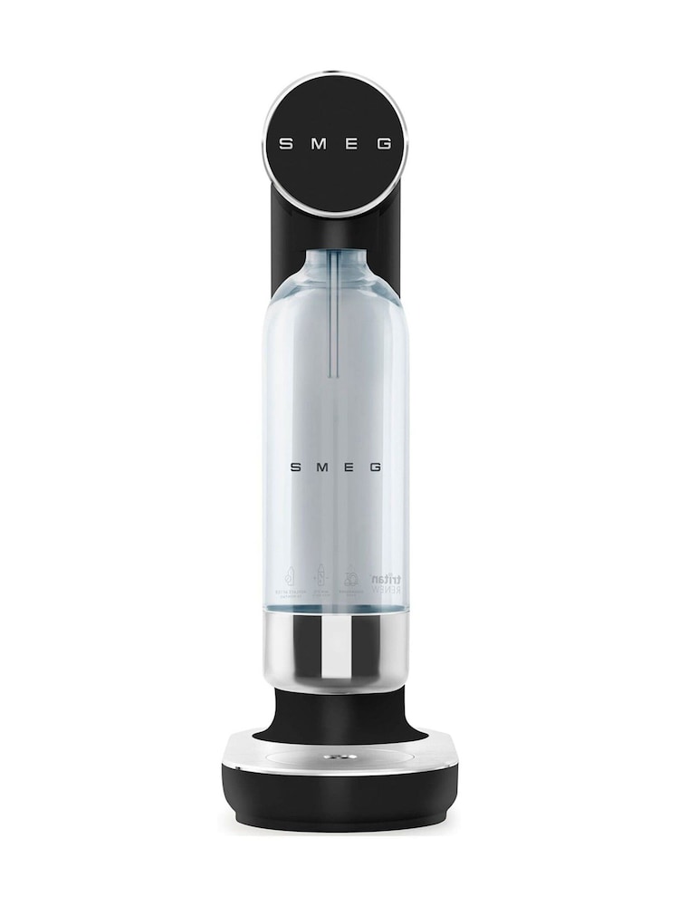 Smeg Matte Black 800ml Soda Maker - Image 1 of 9