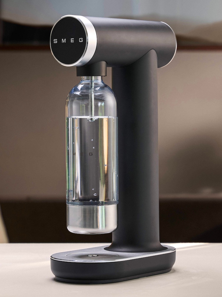 Smeg Matte Black 800ml Soda Maker - Image 7 of 7