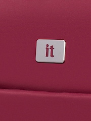 IT Luggage Red Lustrous Luxe French Port Backpack - Image 9 of 9