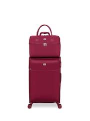 IT Luggage Small Red Lustrous Luxe French Port Holdall - Image 1 of 8