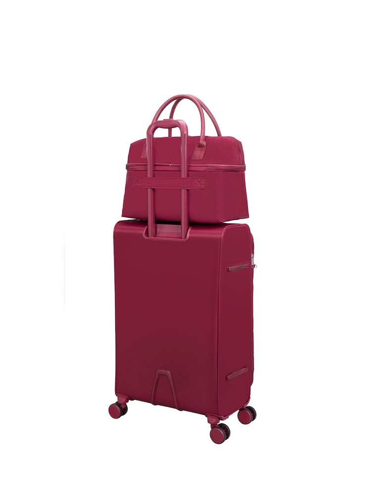 IT Luggage Small Red Lustrous Luxe French Port Holdall - Image 2 of 8