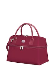 IT Luggage Small Red Lustrous Luxe French Port Holdall - Image 6 of 8