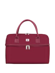 IT Luggage Small Red Lustrous Luxe French Port Holdall - Image 7 of 8