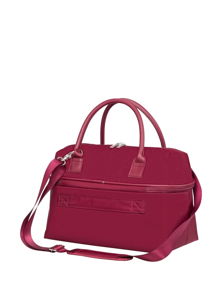 IT Luggage Small Red Lustrous Luxe French Port Holdall - Image 8 of 8