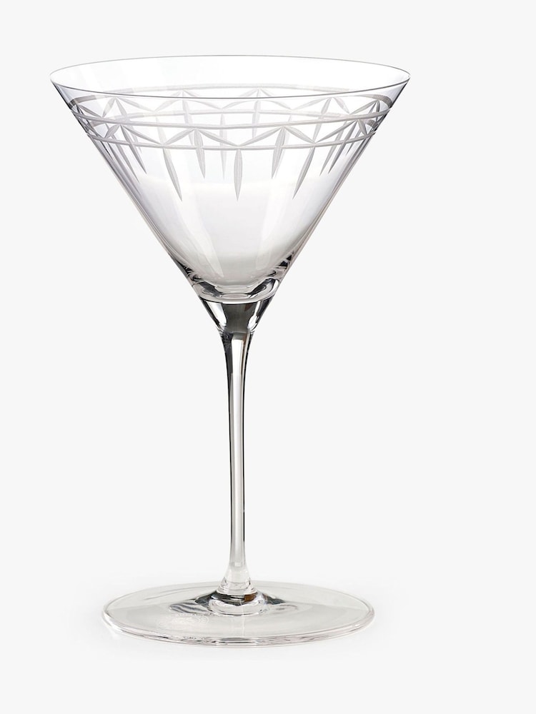 Kew Gardens Set of 2 Clear Palmhouse Martini Glasses - Image 2 of 5