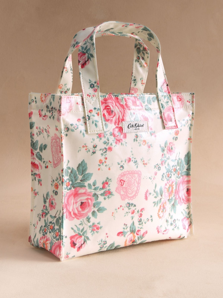 Cath Kidston Cream Hackney Rose Small Book Bag - Image 2 of 5