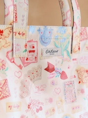 Cath Kidston Cream Valentines Print Large Book Bag - Image 3 of 6