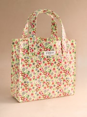 Cath Kidston Yellow Queen Ditsy Floral Print Small Book Bag - Image 1 of 3
