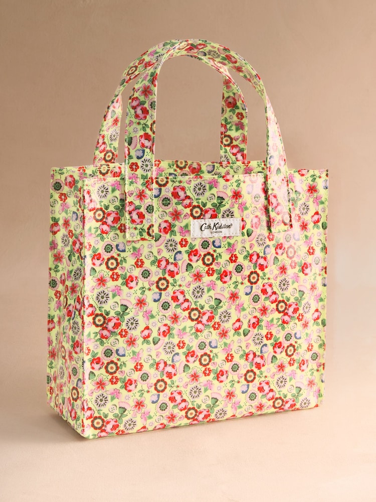 Cath Kidston Yellow Queen Ditsy Floral Print Small Book Bag - Image 1 of 3