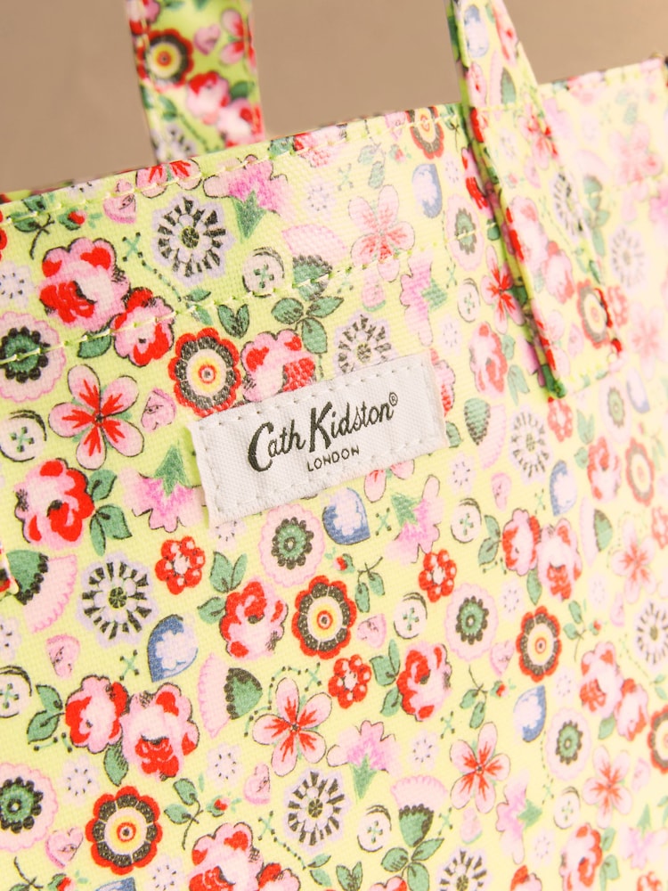 Cath Kidston Yellow Queen Ditsy Floral Print Small Book Bag - Image 3 of 3