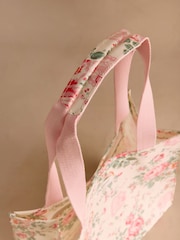 Cath Kidston Cream Hackney Rose Medium Book Bag - Image 3 of 3