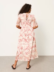 FatFace Alice Ivory Vintage Bloom Midi Dress - Image 2 of 6
