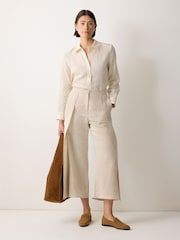Jigsaw White Classic Linen Shirt - Image 1 of 5