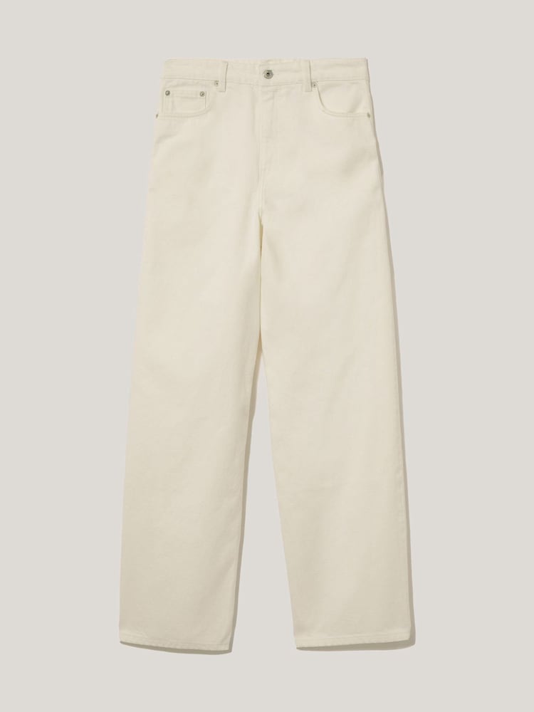 Jigsaw White Lucia Wide Leg Jeans - Image 3 of 3