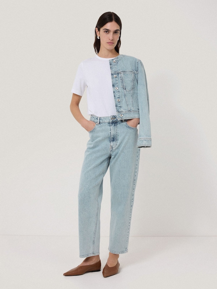 Jigsaw Blue Carter Straight Leg Jeans - Image 1 of 7