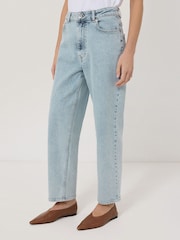 Jigsaw Blue Carter Straight Leg Jeans - Image 3 of 7