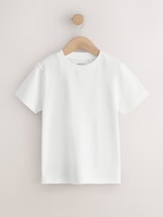 White Regular Fit Short Sleeve T-Shirts 3 Pack (3-16yrs) - Image 2 of 5