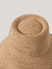 Jigsaw Natural Straw Bucket Hat - Image 2 of 3