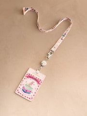 Cath Kidston Cream Valentines Print Lanyard Purse - Image 1 of 3