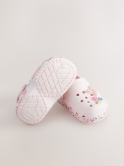 White/Pink Bunny Character Clogs - Image 4 of 5